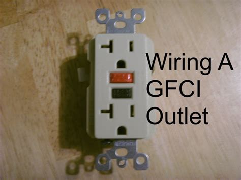 how to connect a gfi plug to a metal box|fitting gfci to electrical panel.